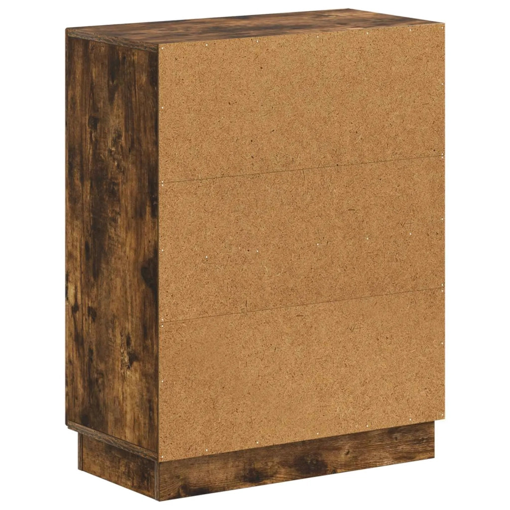 Mobiletto da Bagno HOORN Rovere Fumo 59,5 x 31 x 77 cm 897280