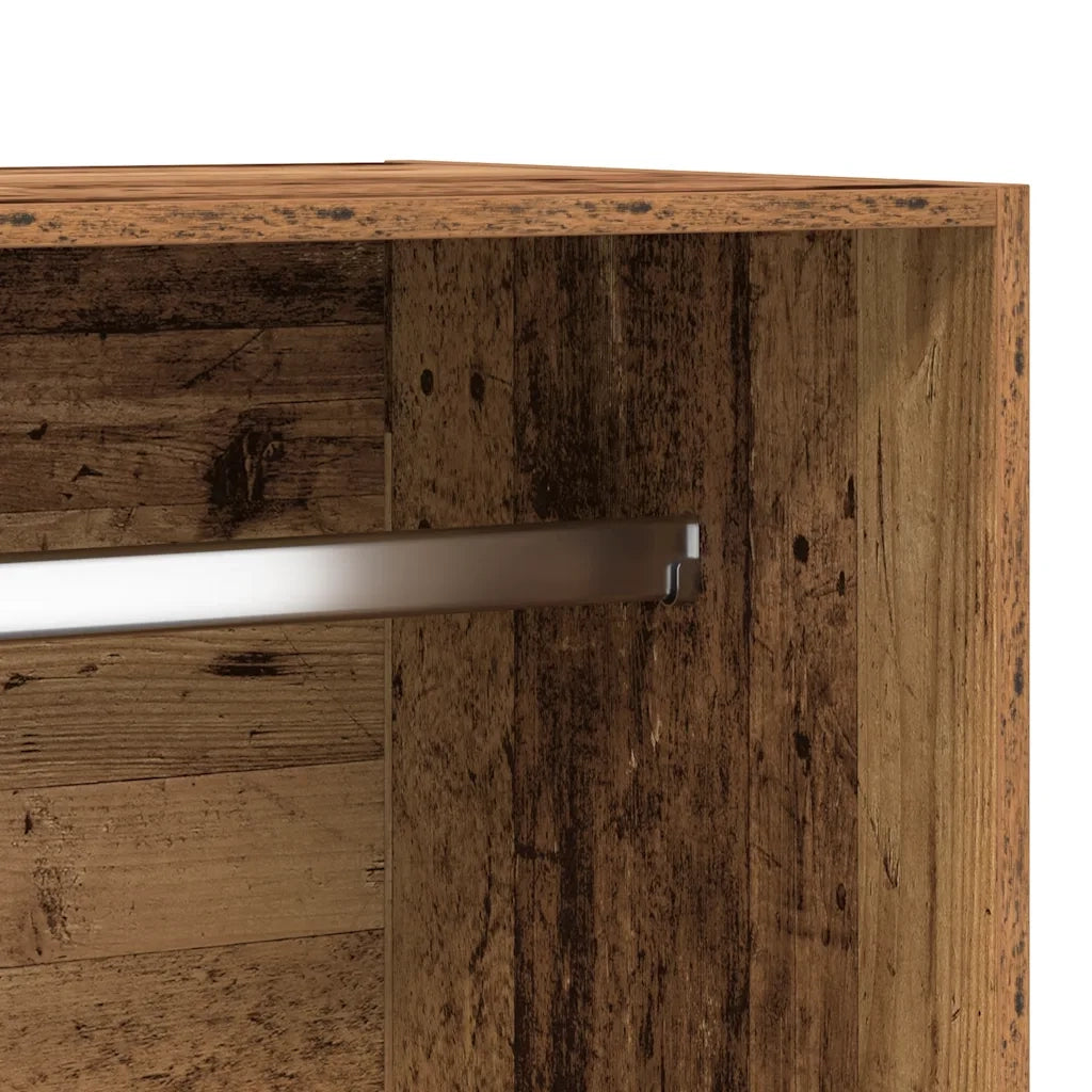 Armadio Legno Antico 100x50x200 cm in Legno Multistrato 3318626