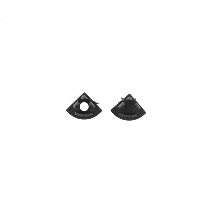 Profilo LED angolare RW01 nero diffusore trasparente 1m Ecolight