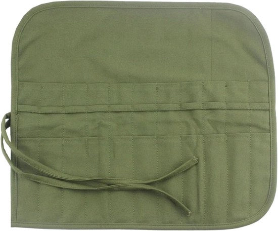 Zak per pennini con 22 tasche, contenitore per pennarelli, borsa portatile per pennini, tenda per pennini con 22 tasche, contenitore per pennarelli (40 x 35 cm).