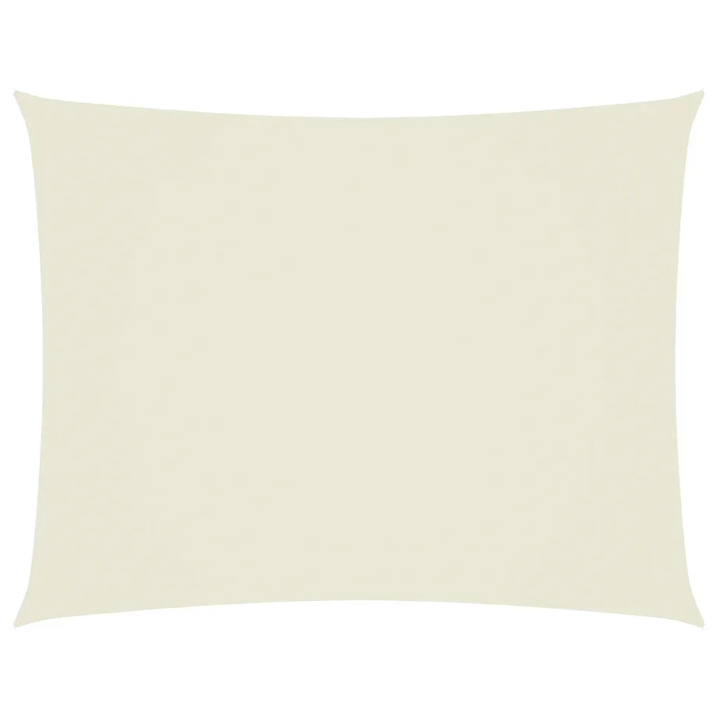 Vela Ombreggiante-Parasole a vela Oxford Rettangolare 3,5x5 m Crema