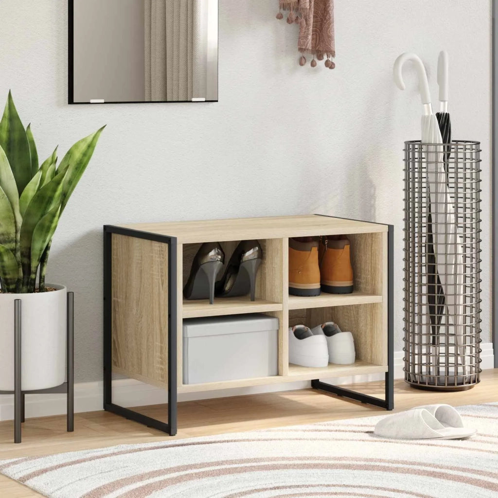 Mobile per scarpe-Scarpiera Sonoma 60 x 35 x 44 cm Legno multistrato 241755