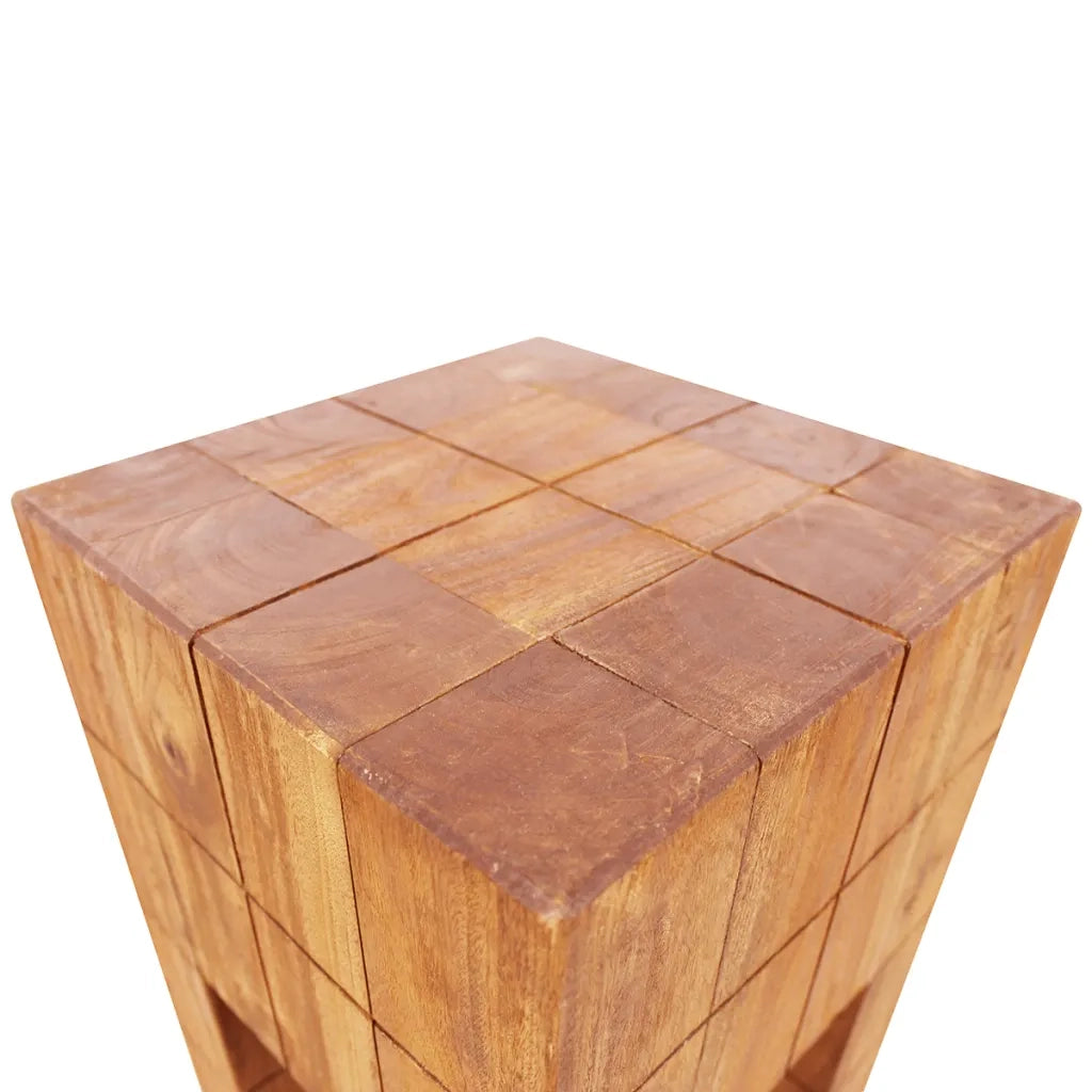 Sgabello in Legno Massello di Mogano CFW5258656