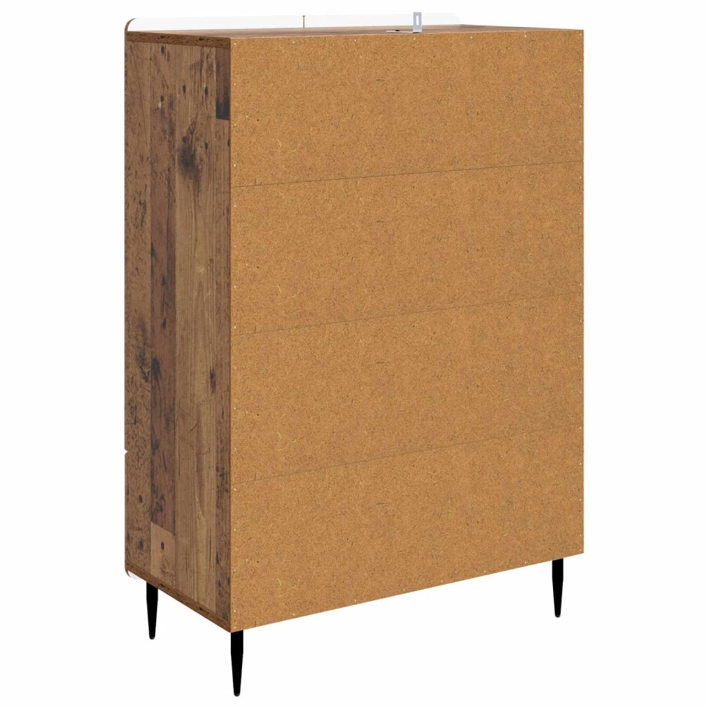 Credenza | Madia | Buffet da pranzo | Armadio da pranzo Legno antico 66 x 34,5 x 97 cm Legno ingegnerizzato