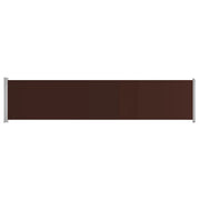 Tenda da sole laterale retrattile 140 x 600 cm marrone 02_0007268
