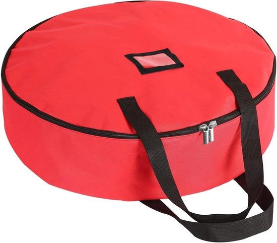 Tas per decorazioni natalizie 60 x 18 cm contenitore portaslinga impermeabile con fessura per biglietti in tessuto 600D Oxford