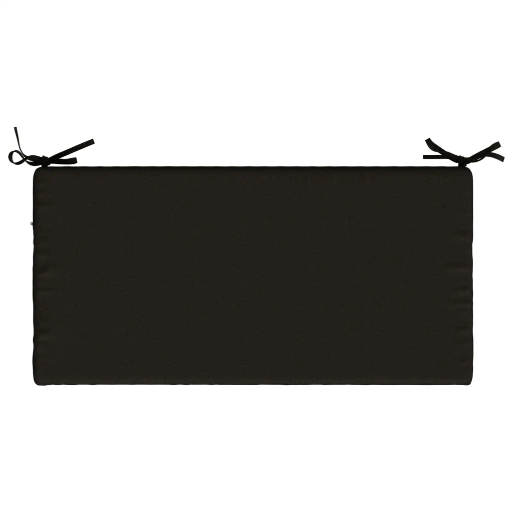 Cuscino per panchina SOEST 100% Poliestere Nero 80 x 40 x 8 cm 949558