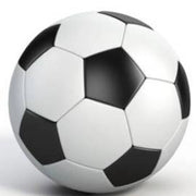 Trade Shop - Pallone Palla Da Calcio Football Misure E Peso Ufficiali Classico Vintage -