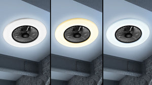 Lampada Con Ventilatore App1552-c Black