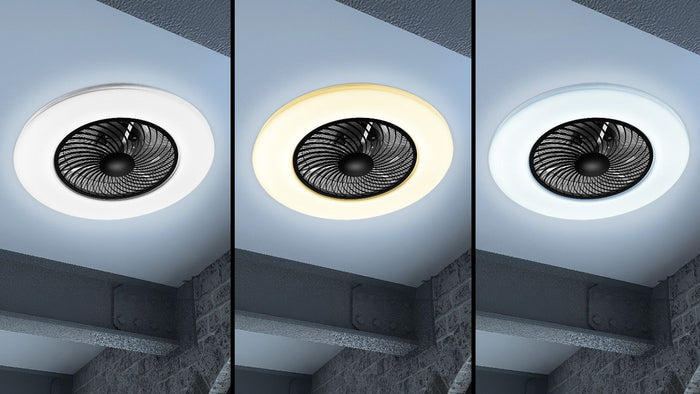 Lampada Con Ventilatore App1552-c Black