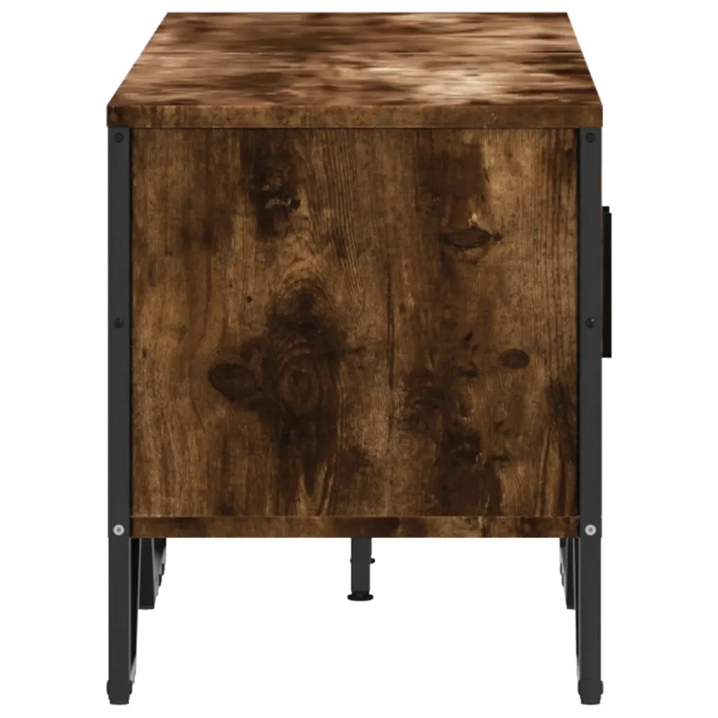 Mobile TV | Armadietto TV | Mobile Porta TV Rovere Fumo 122x34x41 cm in Legno Multistrato