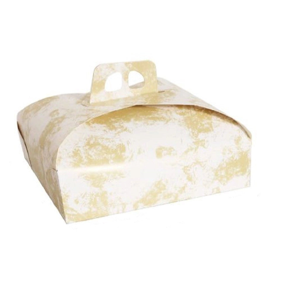 Trade Shop - Set 3 Pz Scatola Porta Torta 40x40 Cm Per Alimenti Dolci Paste Pasticceria 58004 -