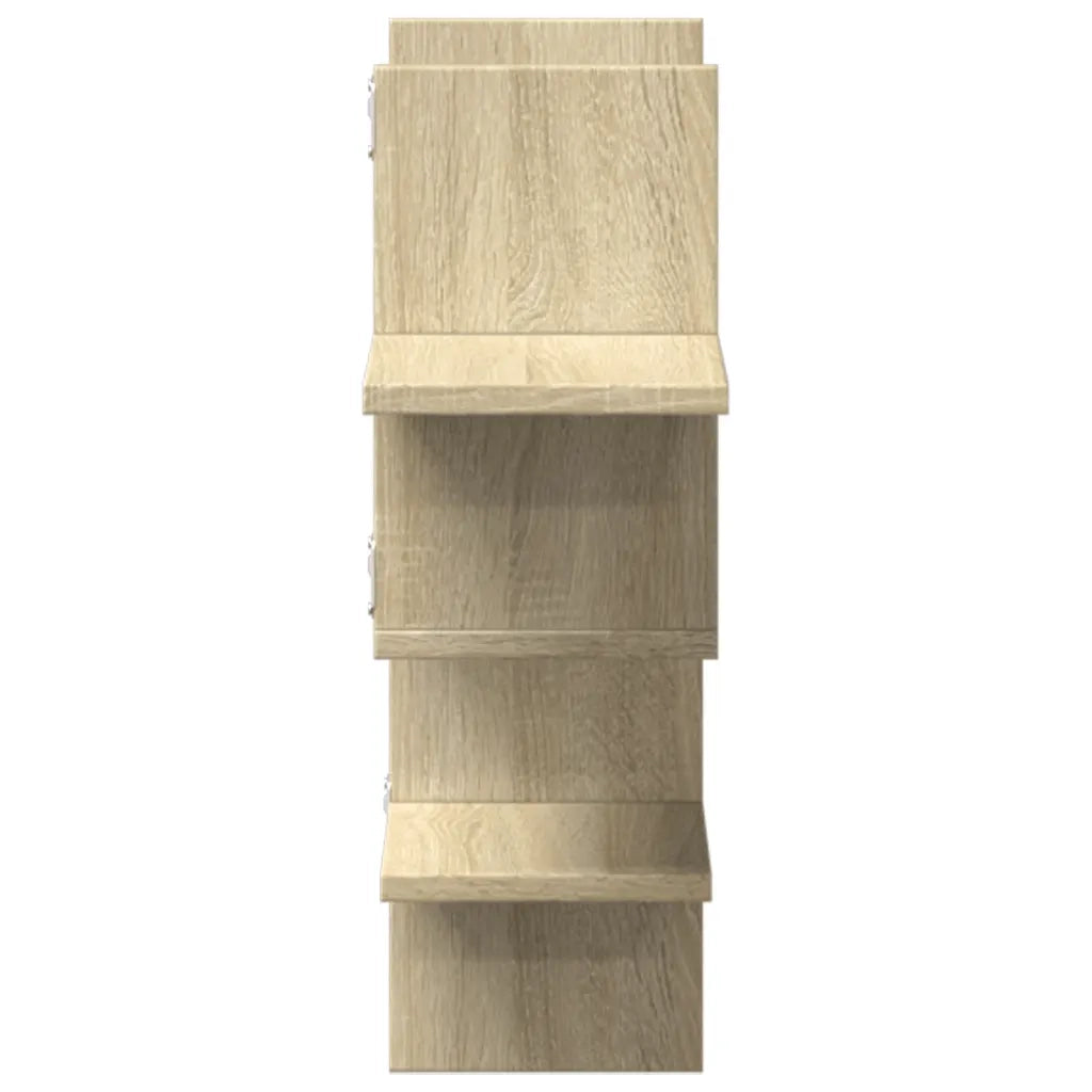 Scaffale Parete Rovere Sonoma 124,5x18x60,5 cm in Truciolato