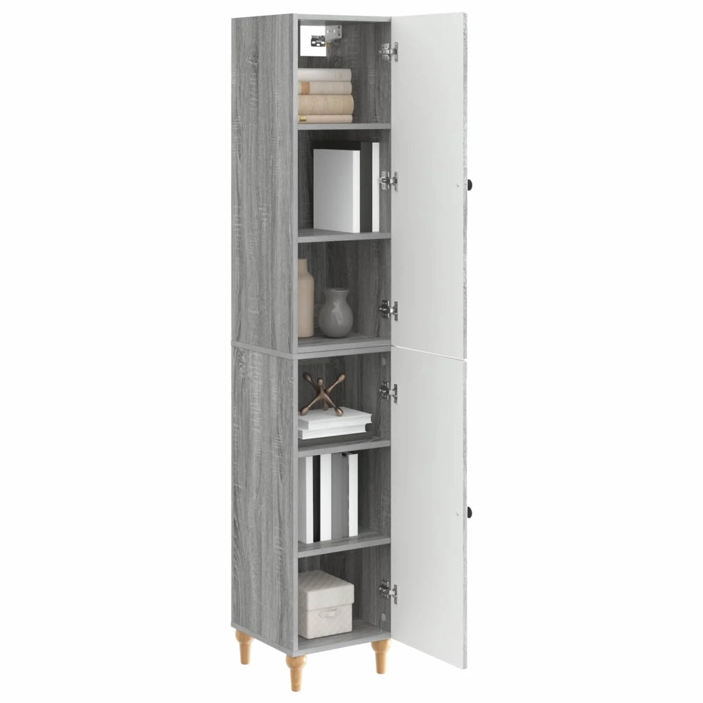 Set di armadi 2 pcs Sonoma grigio Legno ingegnerizzato 3416454