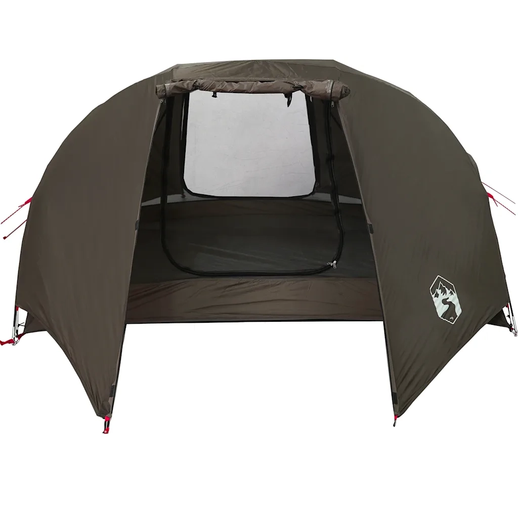 Tenda da Pesca per 5 Persone-Tenda da campeggio Marrone Impermeabile 958134