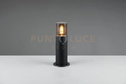 HOOSIC PALO DA ESTERNO ANTRACITE CON DIFFUSORI FUME' IP44 H. 30CM 1 LUCE ATTACCO E27