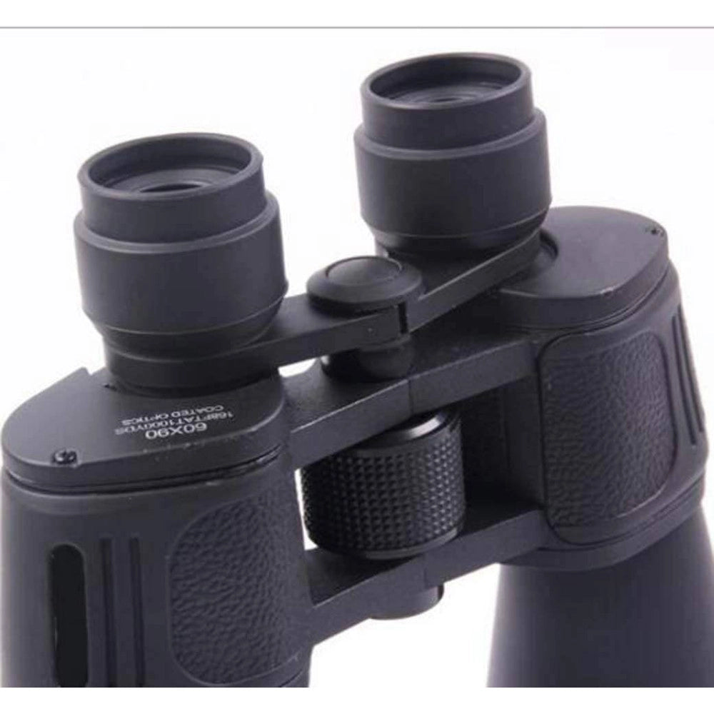 Trade Shop - Binocolo 60x90 Grandangolare Oculare Ad Alta Trasmissione Antiscivolo + Custodia -