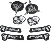 Pannelli Opstrijkbare 8 Stuks - Decorazione - Tessuto - Riparazione - Scheda/Diagonale - Telaio - Adatto per Abbigliamento/Bagagli - Pannelli da Piegare