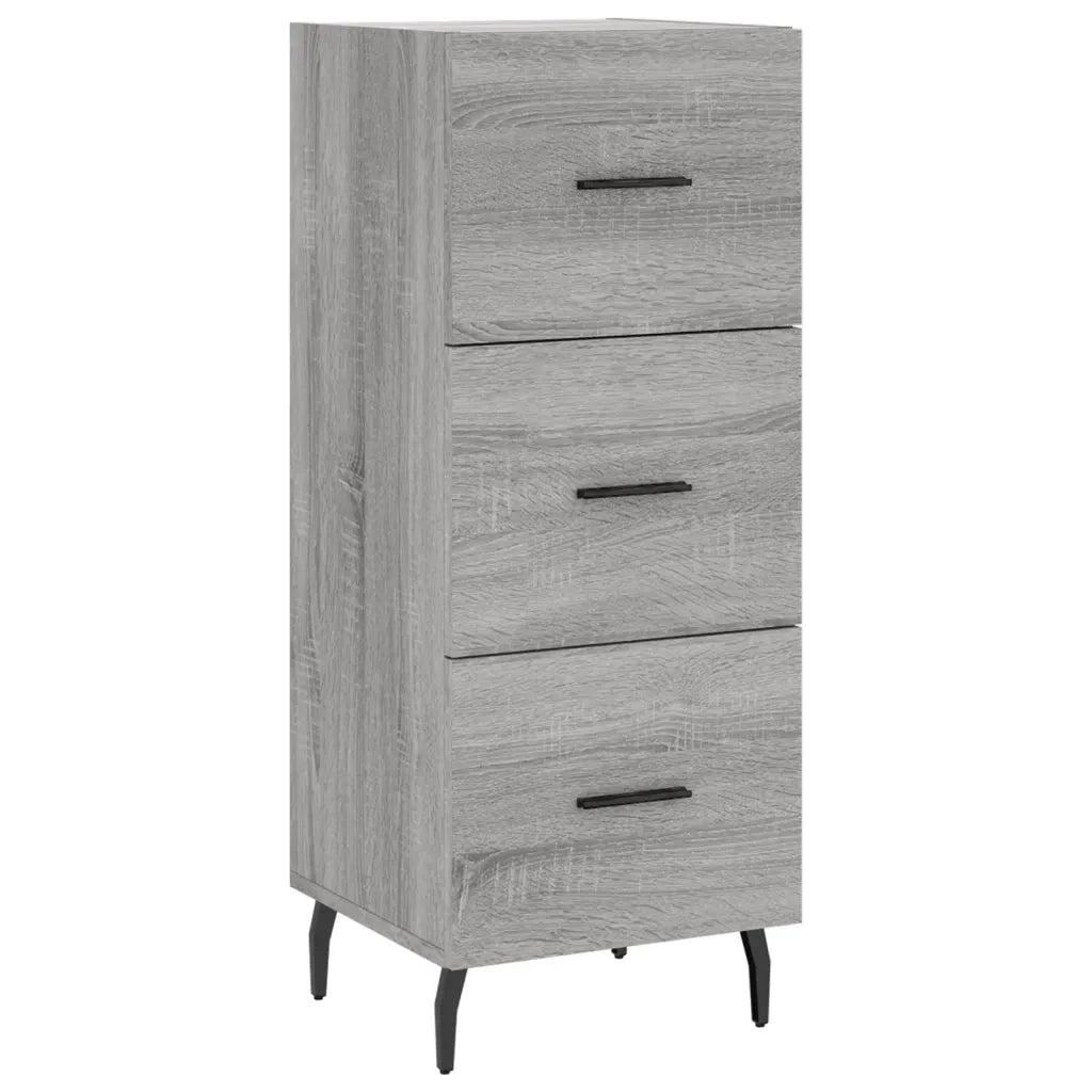 Credenza Grigio Sonoma 34,5x34x90 cm in Legno Multistrato 828626
