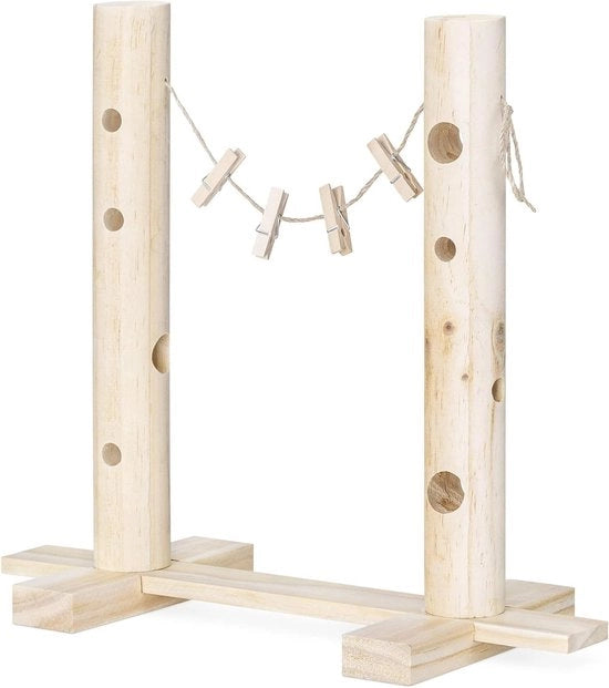 Stazione alimentare per conigli - Albero per alimentazione per roditori - Giocattoli per conigli, hamster e cavi - Per snack e dolcetti