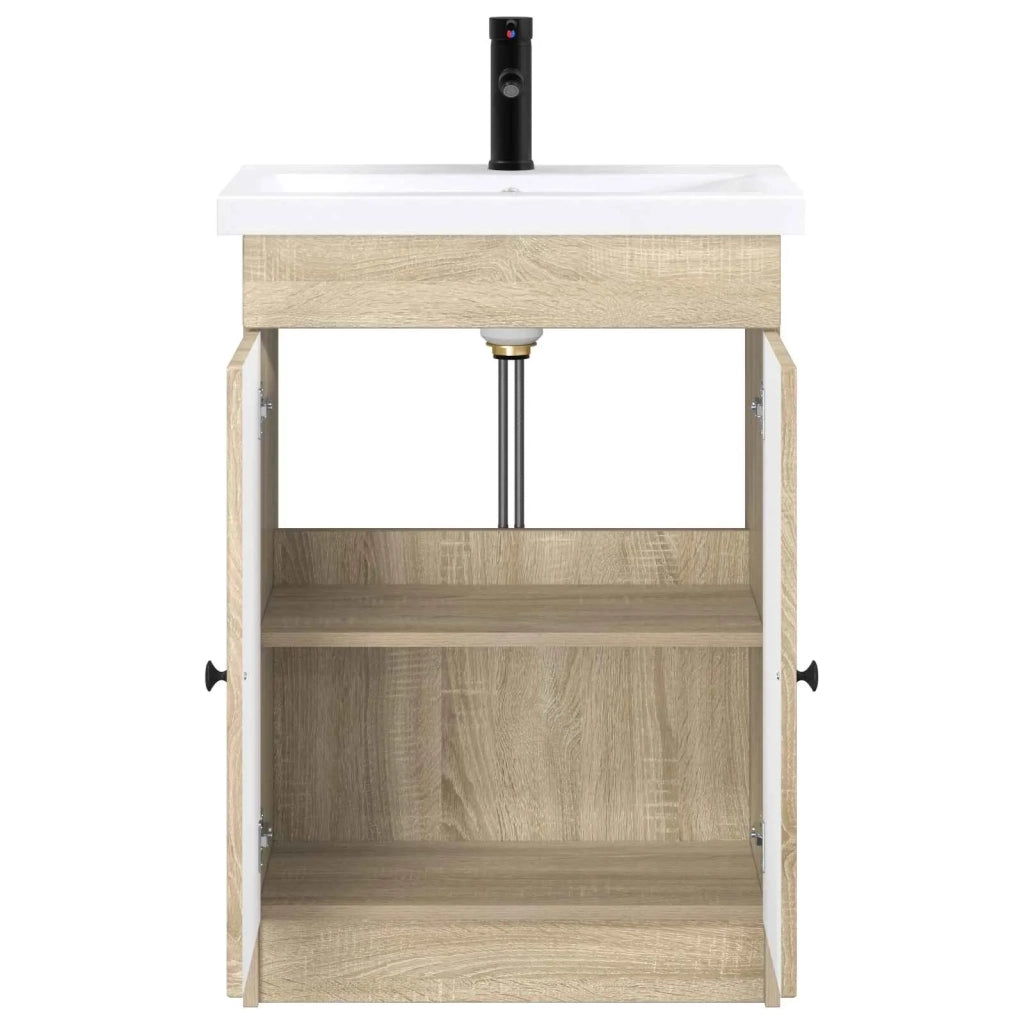 Set di mobili per il bagno Rovere Sonoma 56 x 37,5 x 81 cm 3404186