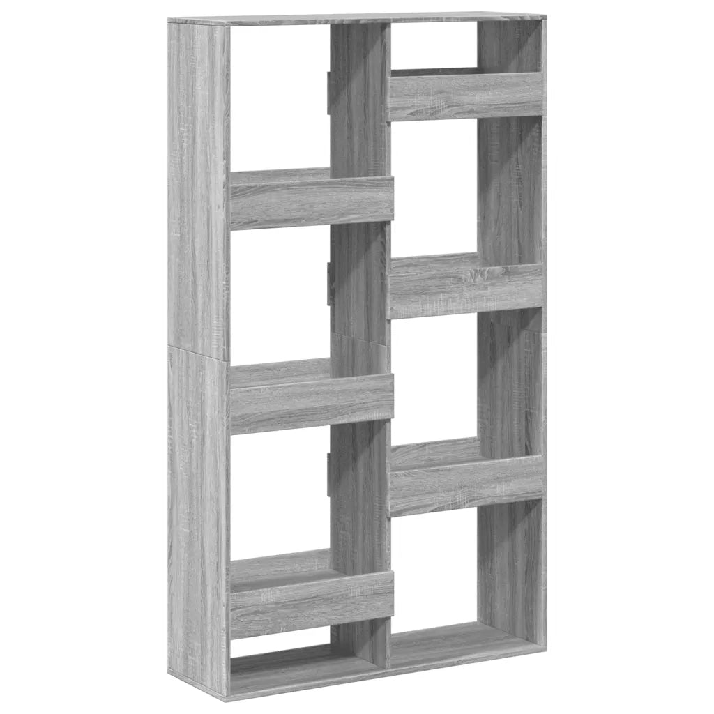 vidaXL Libreria Grigio Sonoma 100x33x175 cm in Legno Multistrato