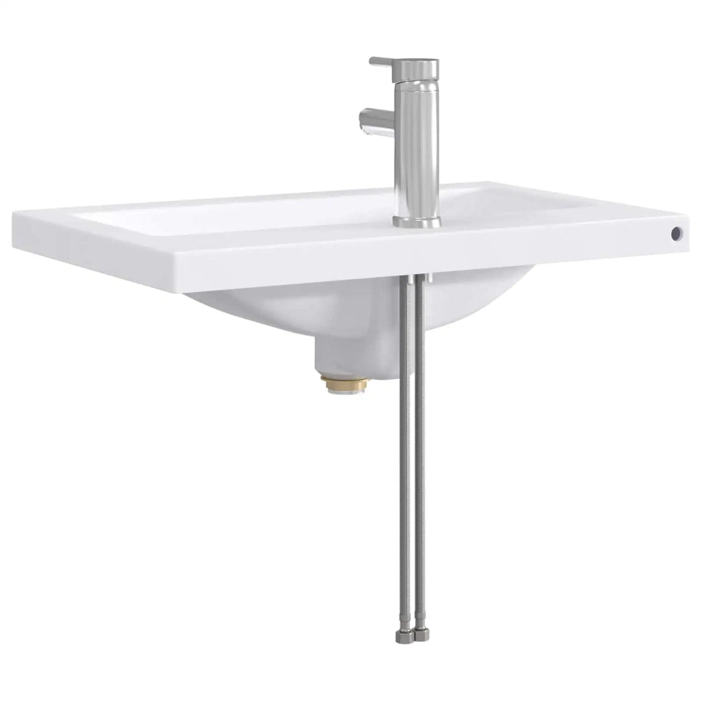 Lavabo da bagno Cromato 61 x 40 x 16,5 cm Metallo 890234