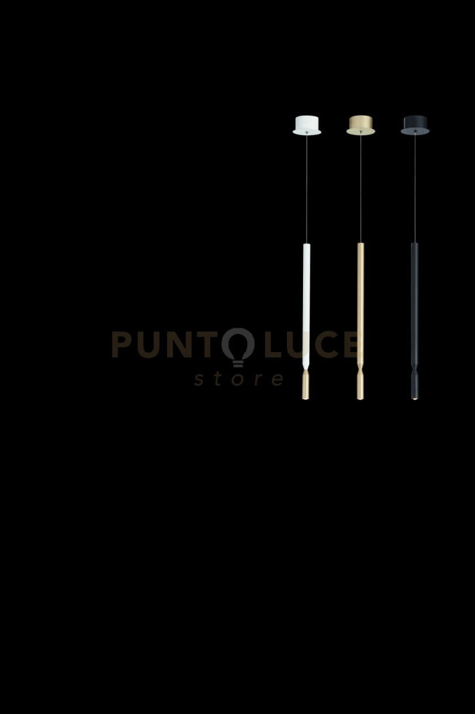 SOSPENSIONE TUBIC ORO E ORO H.54CM D.2,5CM LED 3000K 390LM 7W