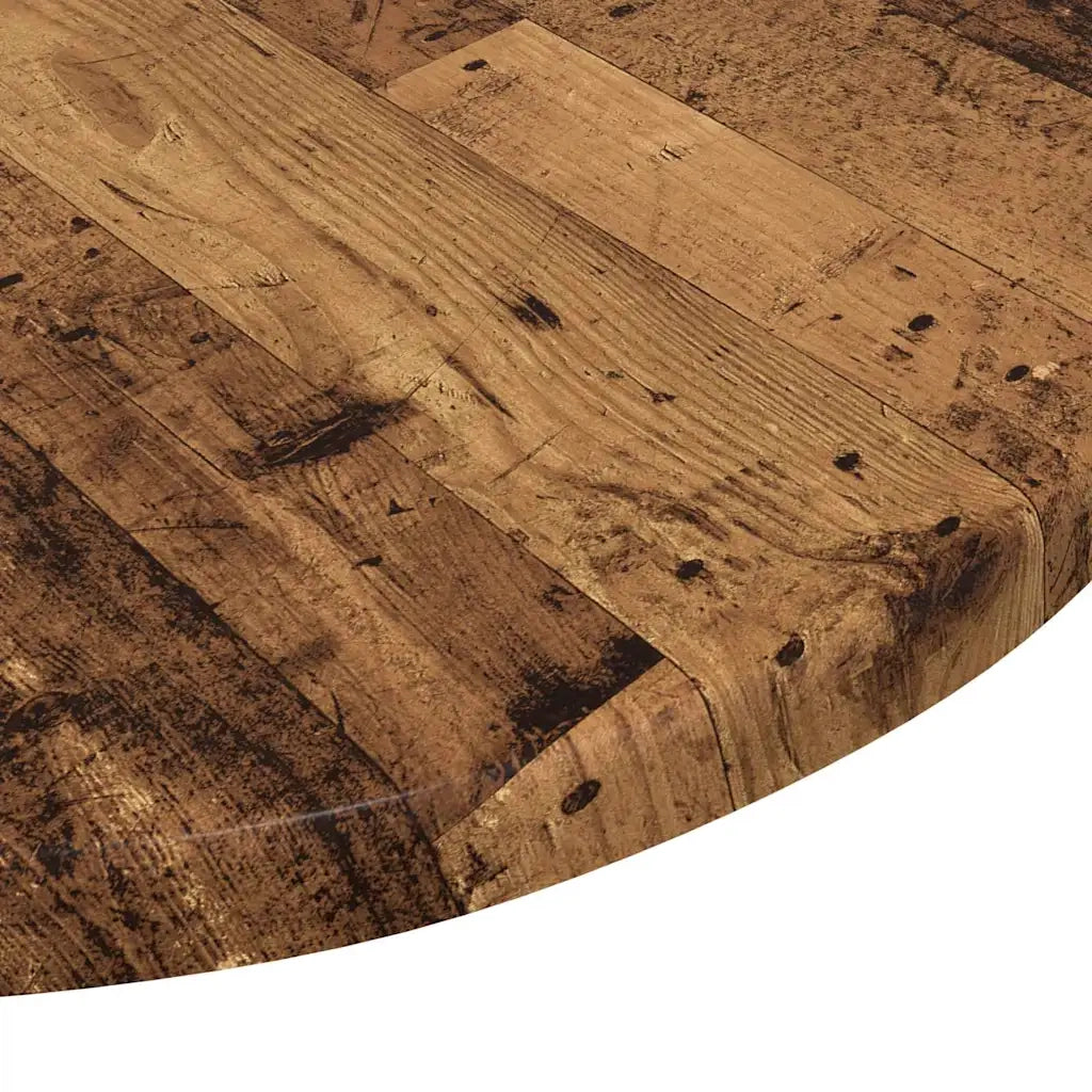 Piano del tavolo Legno vecchio Ø 40 x 1,5 cm Legno multistrato 880389