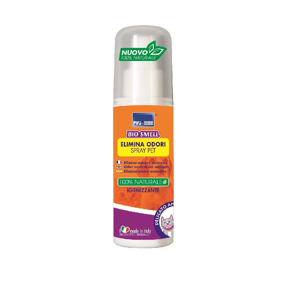 Bio Smell Elimina Odori Spray Pet 100% Naturale Funzione Igienizzante