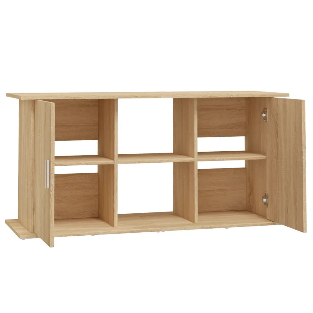Supporto per acquario in rovere Sonoma 121x41x58 cm in legno ingegnerizzato 833618