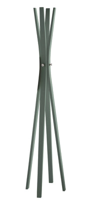 Attaccapanni Herdasa legno di faggio finitura verde 182x42x42