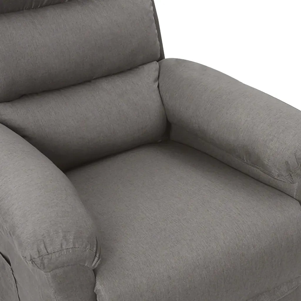 Poltrona Elettrica Reclinabile Grigio Chiaro in Tessuto cod mxl 6863