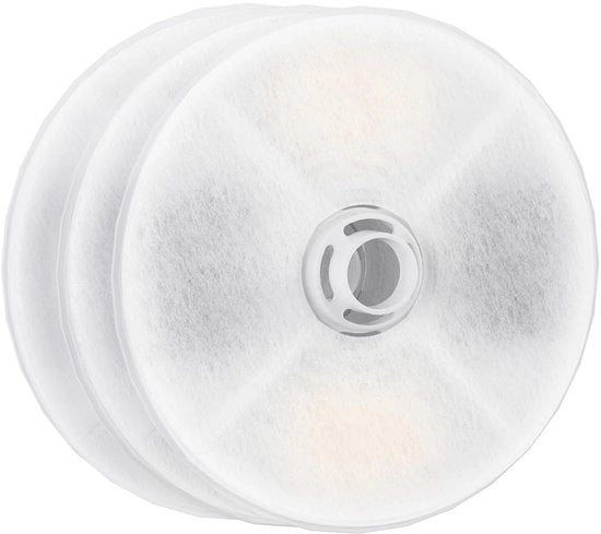 Filtro per fonte acqua per gatti, compatibile con fonti acqua per gatti da 68oz/2L per la sostituzione mensile, 3 pezzi