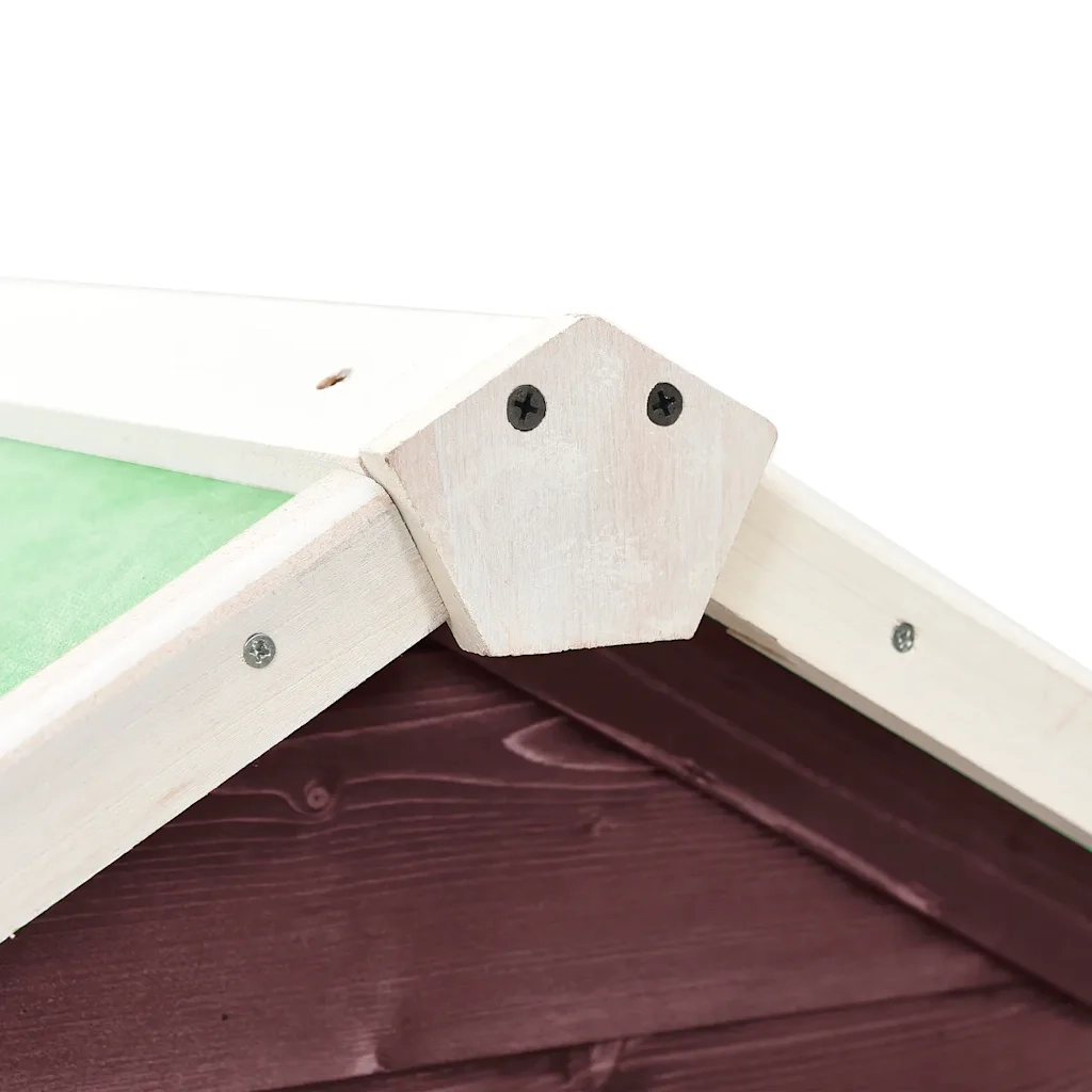 Conigliera Moca e Bianco 140x63x120 cm Legno Massello di Abete CFW9348649