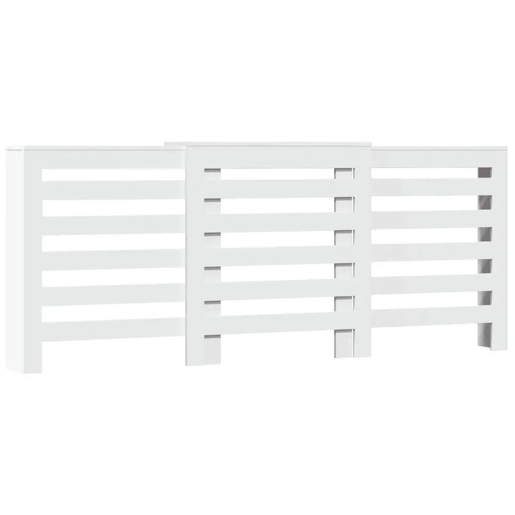 vidaXL Copertura Termosifone Bianca 205x21,5x83,5 cm Legno Multistrato