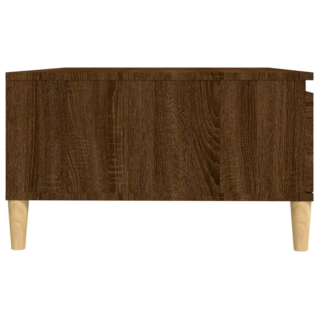 Tavolino da Salotto Rovere Marrone 90x60x35 cm in Truciolato 813172