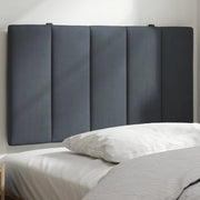 Cuscino Testiera-Cuscino per Testiera Hanko Grigio Scuro 80 cm in Velluto