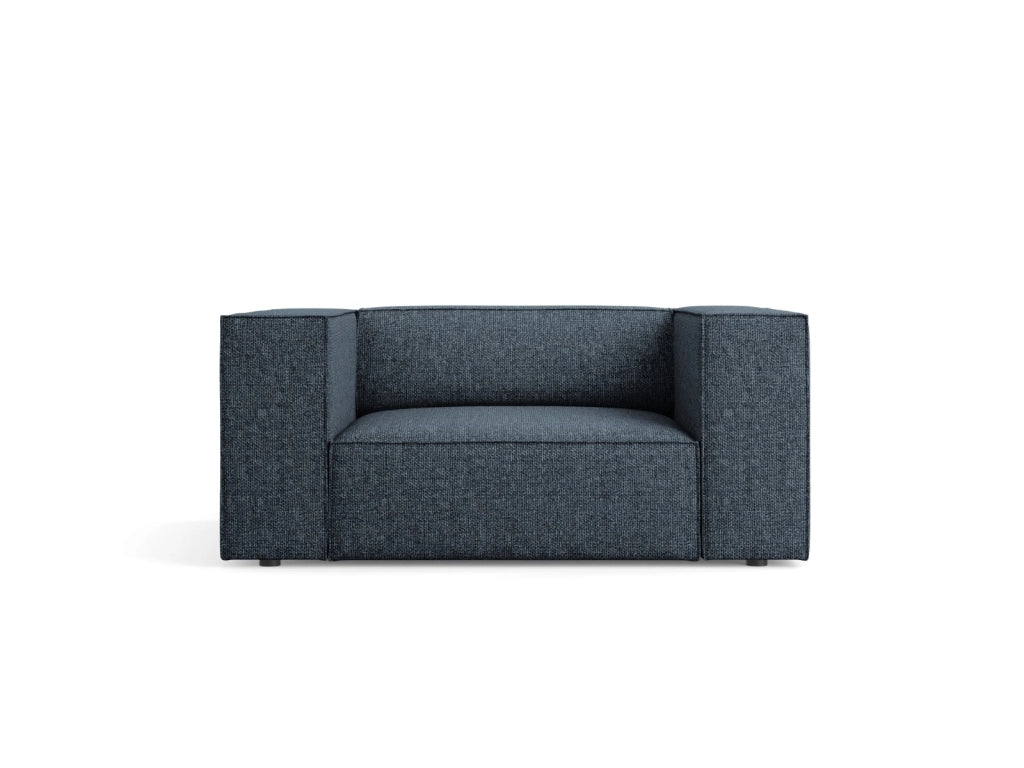 Cosmopolitan Design - Poltrona "Arendal" in ciniglia blu reale 