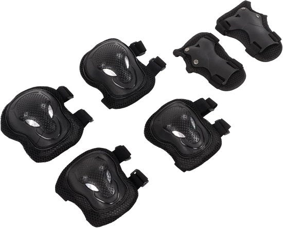 Set di protezione sportivo - Ginocchio caviglia polso - Sport in sicurezza - Flessibile e respirabile - A partire dai 6 anni - #511