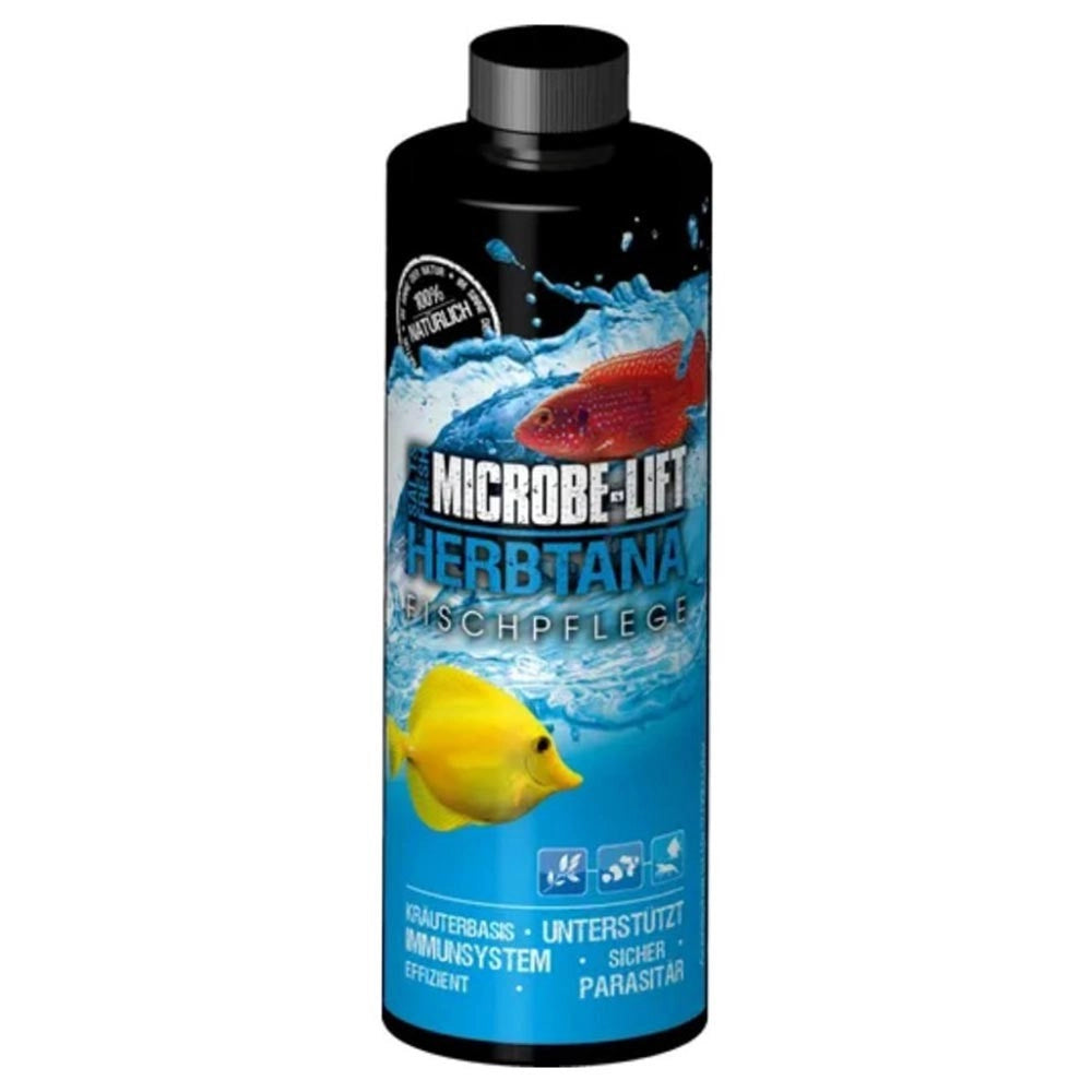 MICROBE-LIFT Herbtana - Repellente naturale per le malattie parassitarie dei pesci Formato: 118 ml