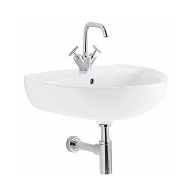 Lavabo sospeso 60 cm Geberit in ceramica lucida  Colibrì