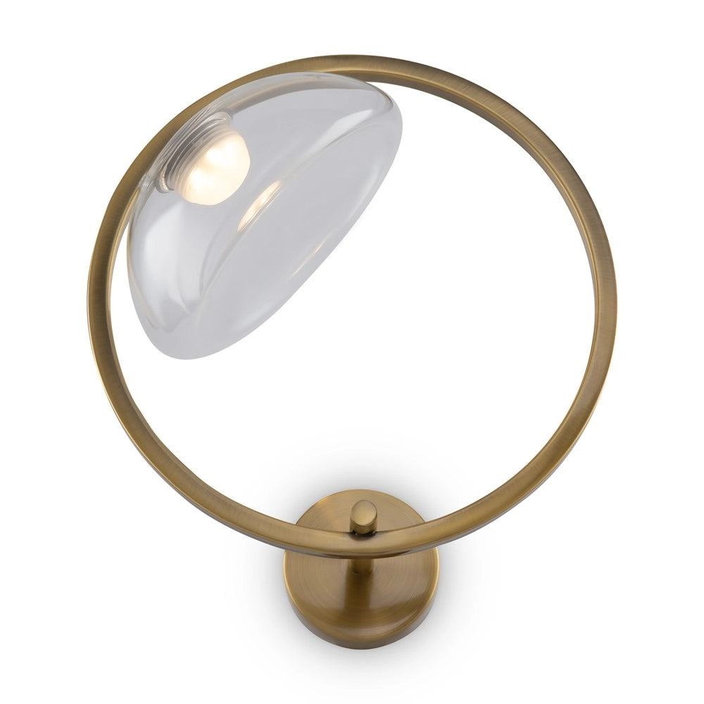 Applique Lunare Maytoni ottone vetro LED 5W 3000K MOD327