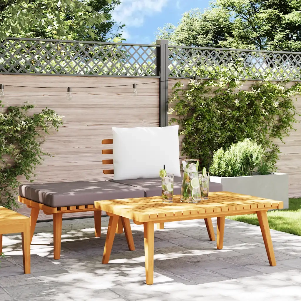 Set Divani da Giardino 3 pz | Set Salotto da Giardino con Cuscini in Massello di Acacia