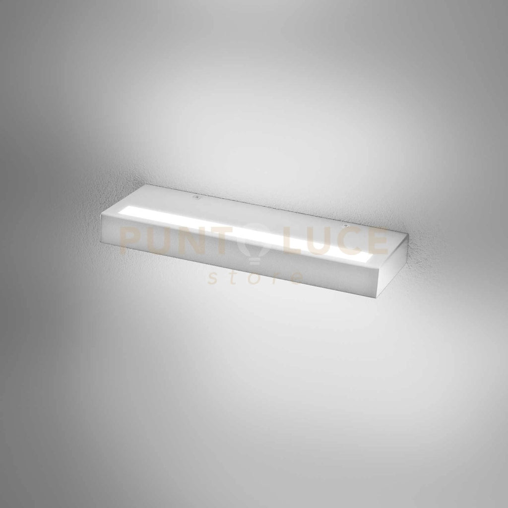 GAP522- APPLIQUE LED BIEMISSIONE IN ALLUMINIO BIANCO DIMMERABILE 3000K 3656LM 34W 32CM