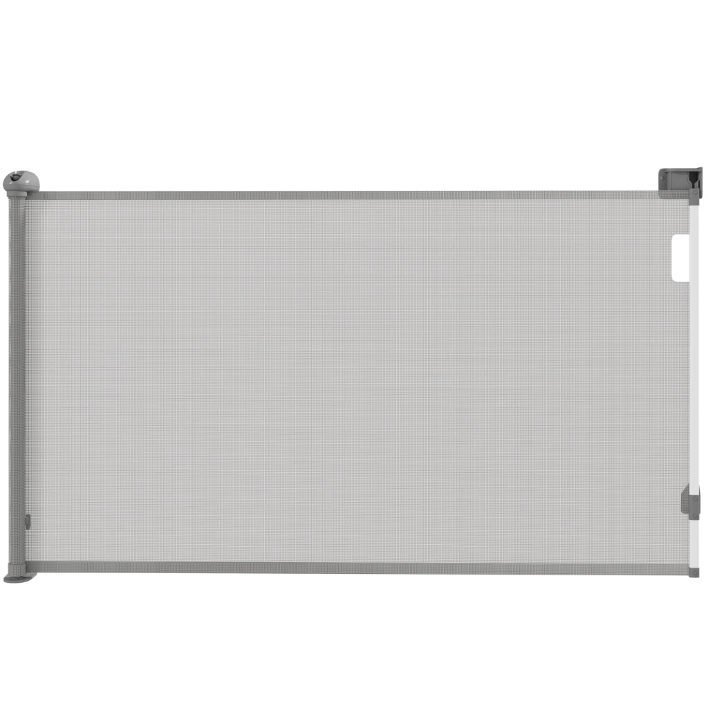 Cancelletto di sicurezza estensibile per cani ¨C Xylo ¨C larghezza 149 cm con blocco automatico grigio