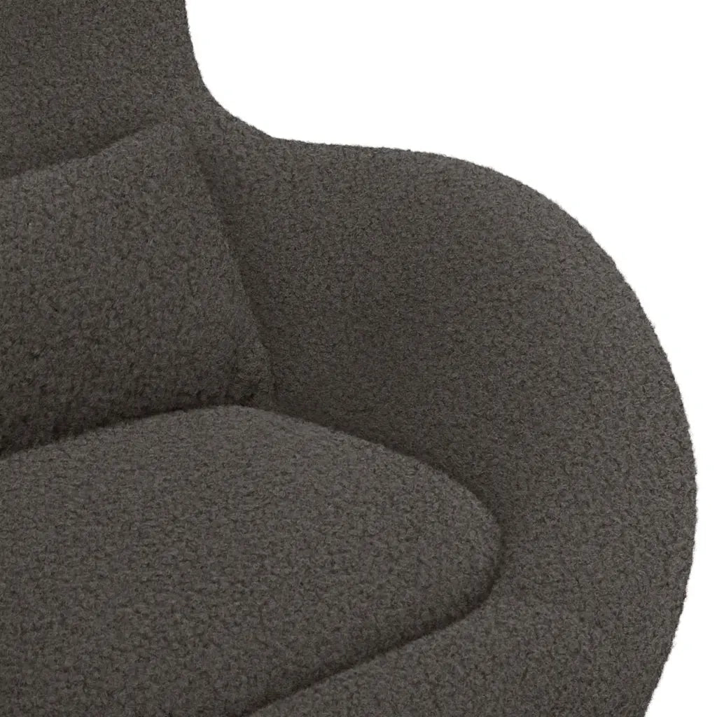 Divano Sedia-Poltrona uovo Grigio scuro 63 x 73 x 90 cm Tessuto 837996