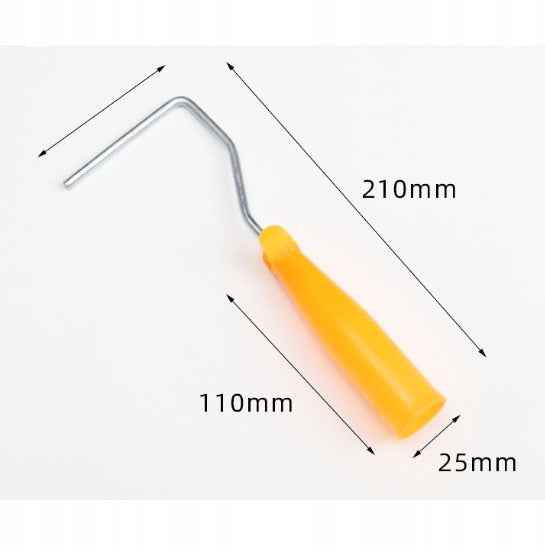 Set Rulli Verniciatura Poliuretanici 10 cm – Alta Qualità Materiale | 10 Pezzi + Manico Ergonomico