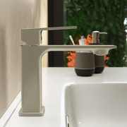 Miscelatore lavabo senza scarico slim nickel spazzolato | Ingrid