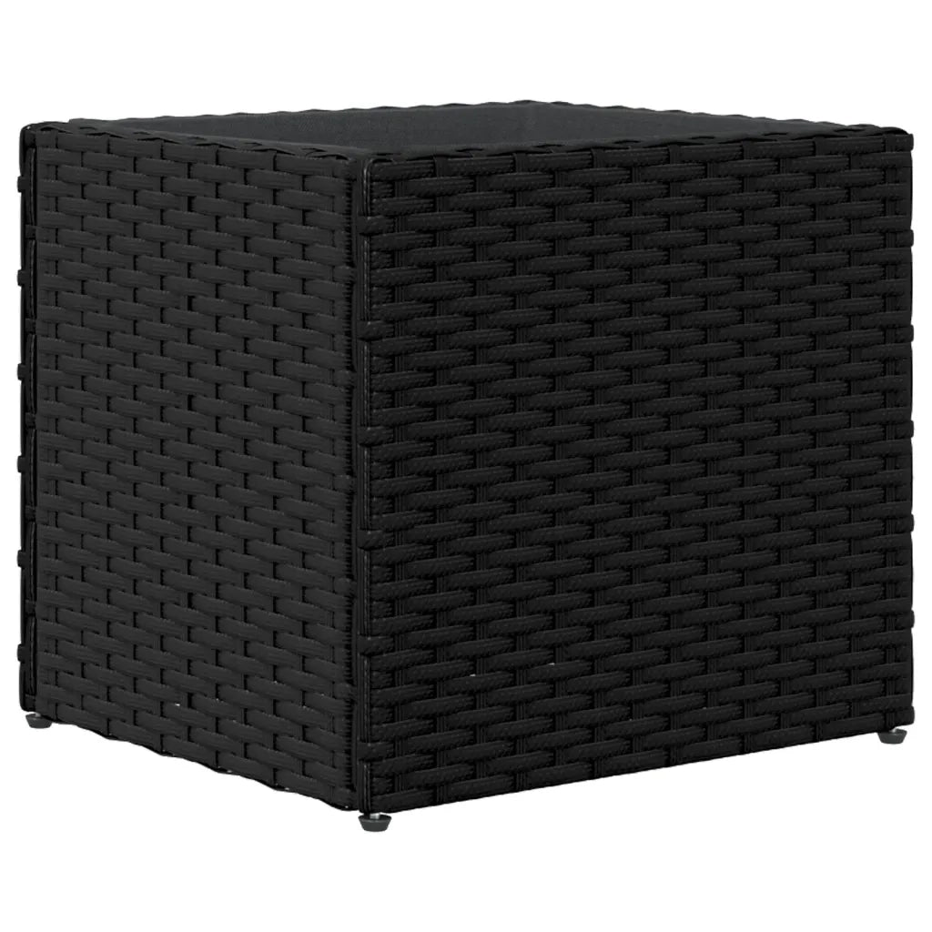 vidaXL Fioriera da Giardino Nera 36x30x32 cm in Polyrattan